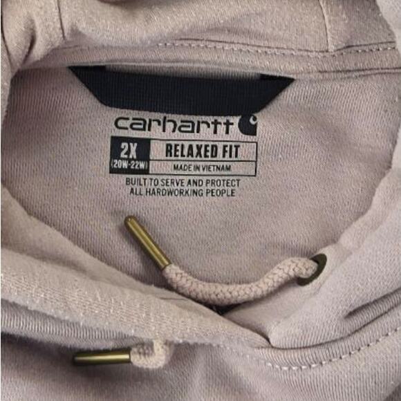 Carhartt | Light Purple Pull Over Hoodie | Size 2X (20w-22w) - Picture 3 of 6